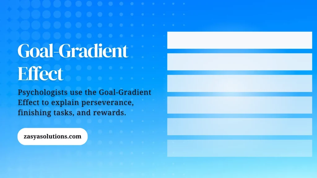 Goal-Gradient Effect