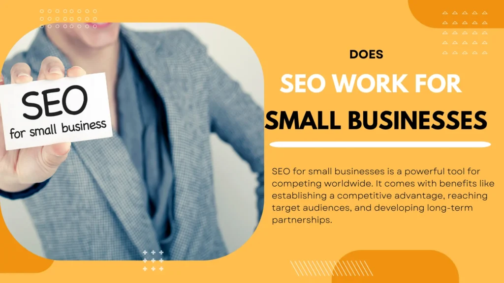 Does seo work for small businesses